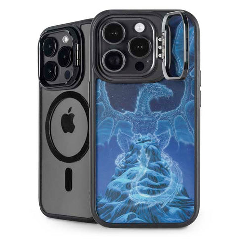 Ed Beard Jr. Winter Spirit Dragon by Ed Beard Jr iPhone Cases